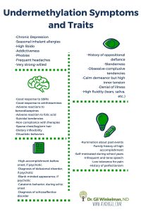 Undermethylation Symptoms and Traits