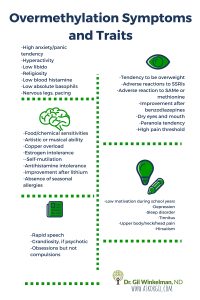 overmethylation Symptoms and Traits